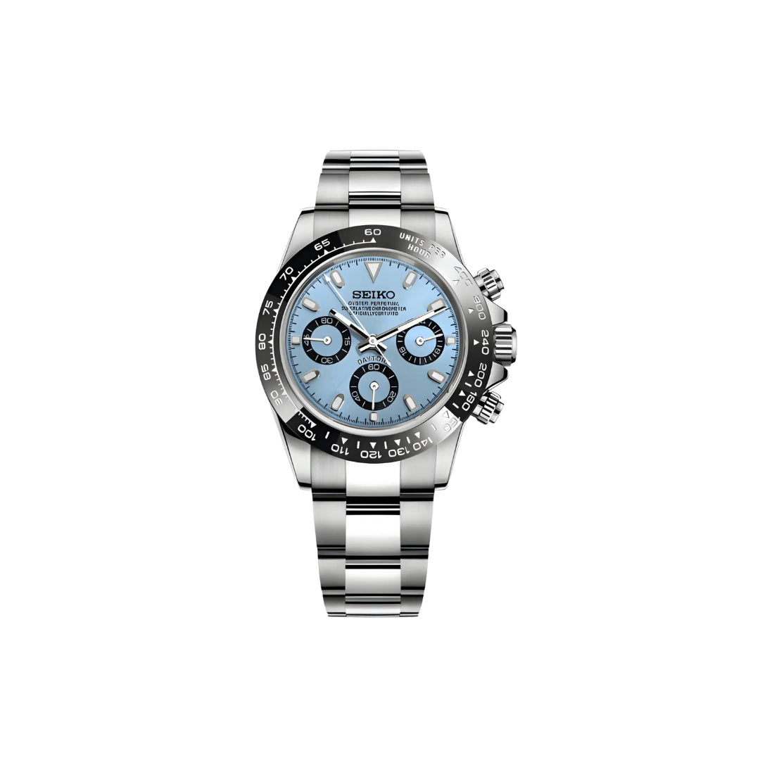 SEIKOTONA BLUE BLACK MEN'S WATCH