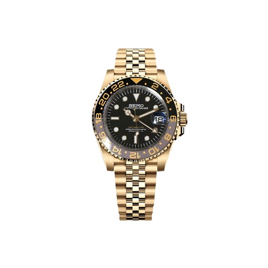 SEIKOGMT GOLDEN HOUR MEN'S MOD WATCH