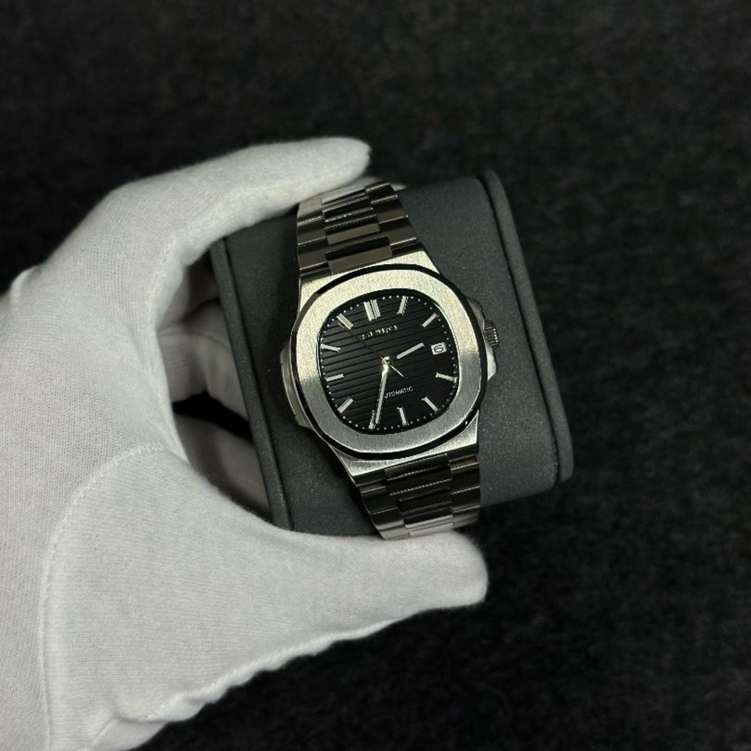 SEIKONAUTILUS BLACK MEN'S WATCH