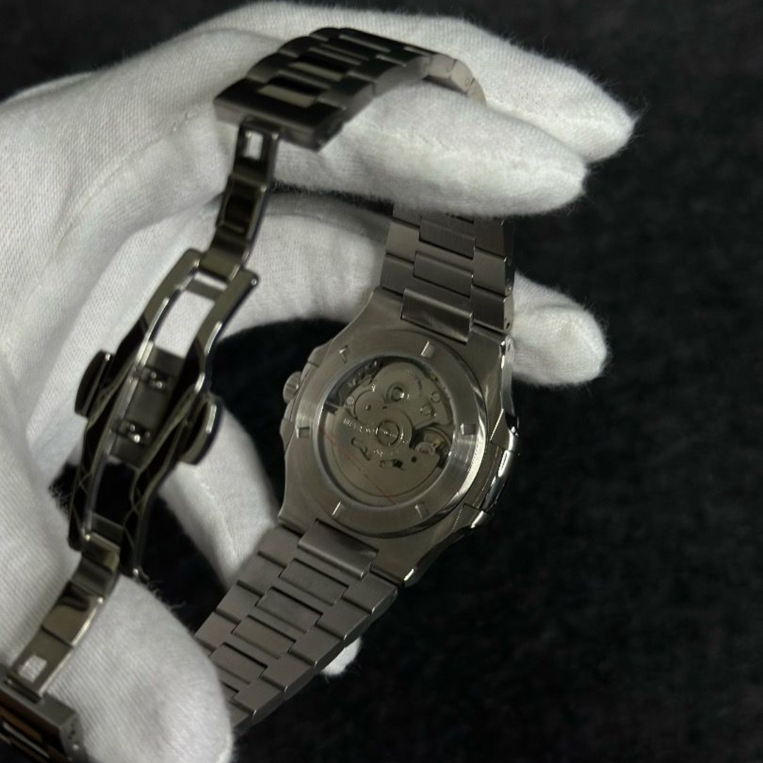 SEIKONAUTILUS BLACK MEN'S WATCH